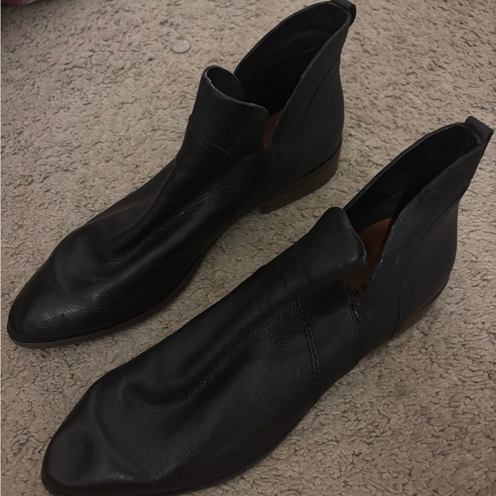 Lucky Brand Black Ankle Booties
